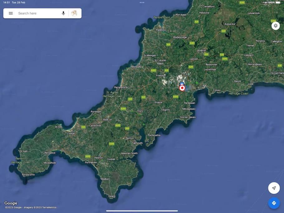 White Eden - Explore Cornwall From A Comfy Central Appartment سانت أوستيل المظهر الخارجي الصورة
